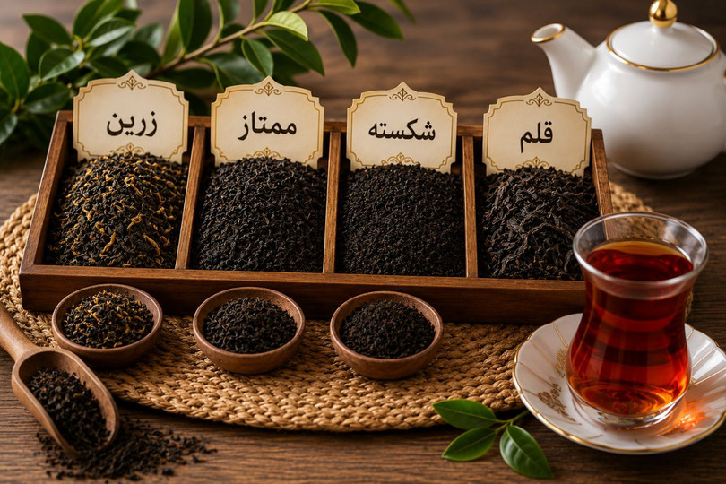 راهنمای جامع خرید چای ایرانی: از بهاره و قلم تا سرگل و ممتاز